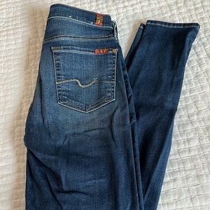 Size 27, 7 For All Mankind, skinny jeans